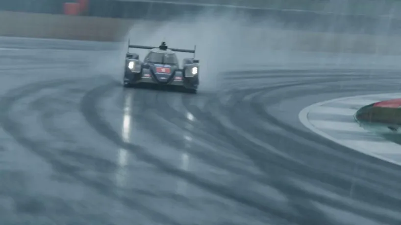 Bullet-time racing in the rain