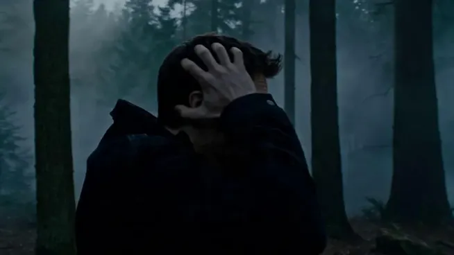 Werewolf Transformation in a Foggy Forest