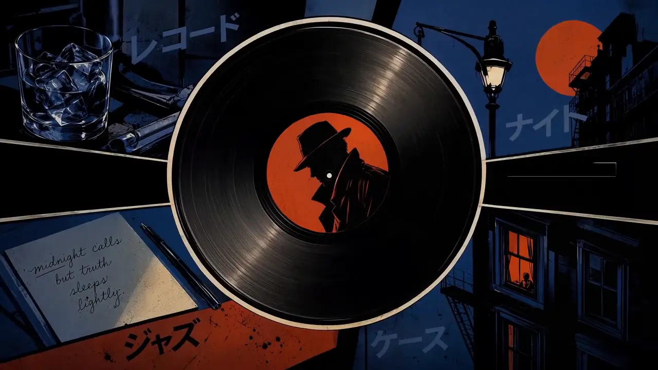 Retro Anime Crime Title Sequence MiniMax H3 output preview