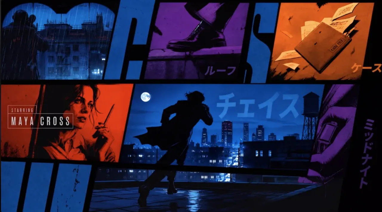 Retro Anime Crime Title Sequence reference 2