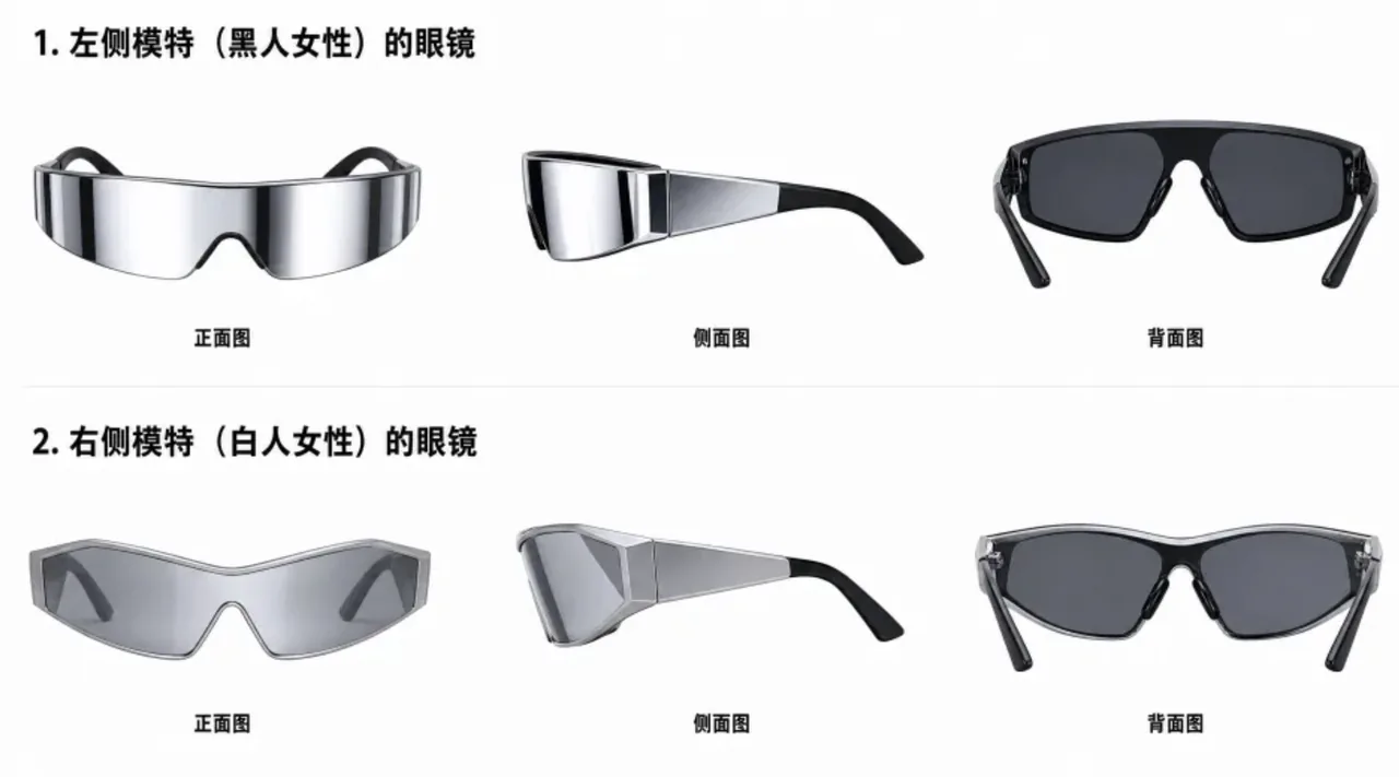 Futuristic Eyewear Campaign reference 3