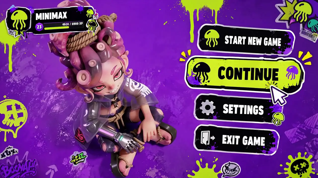 Interactive Game Equipment UI MiniMax H3 output preview