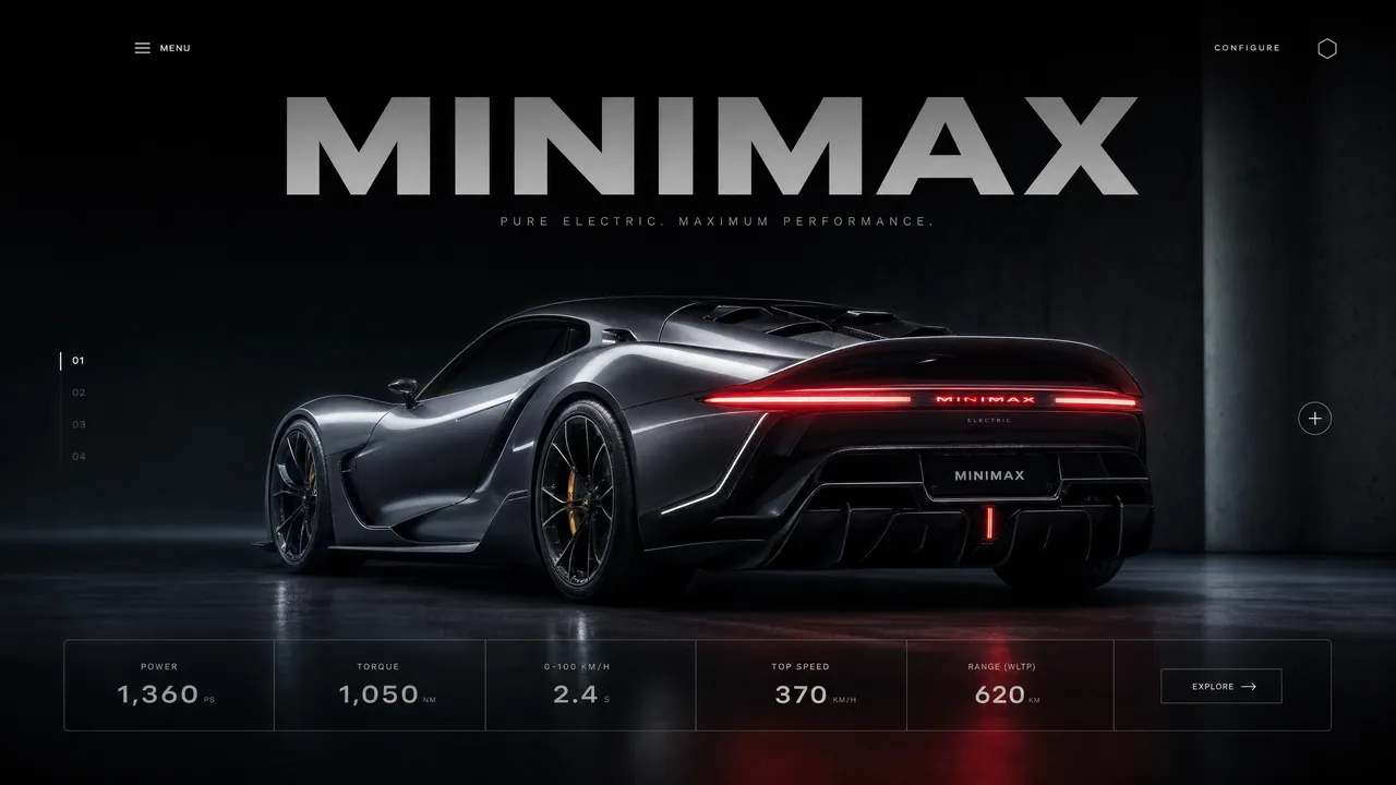 Automotive Website UI Animation reference 1